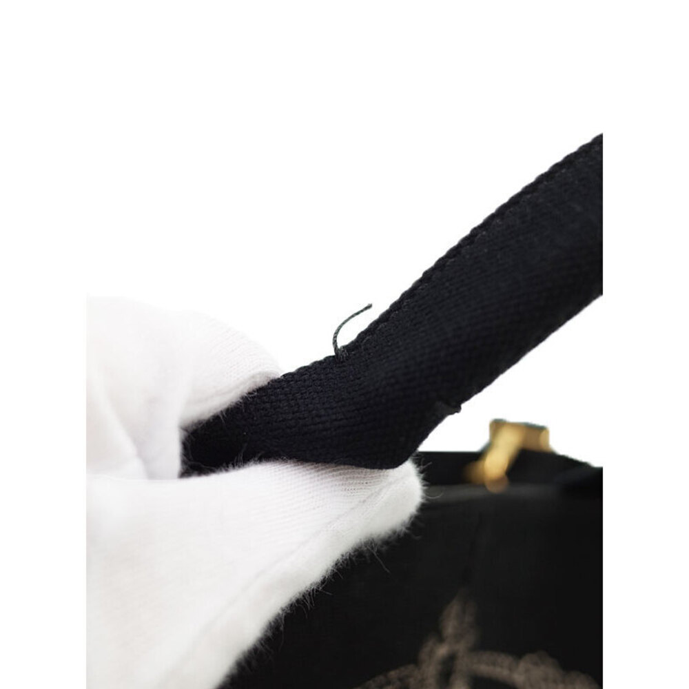 Prada Canapa 2way Tote Shoulder Bag Black - Picture 8 of 9